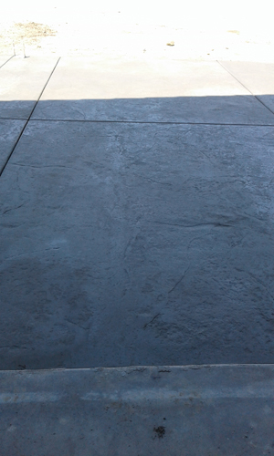 stamped concrete patio 