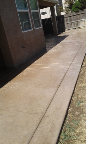 Stamped Concrete Foundation
