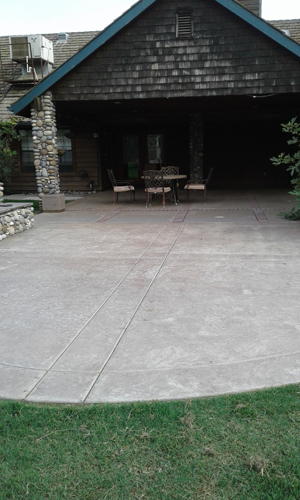 Stamped contractor tulare