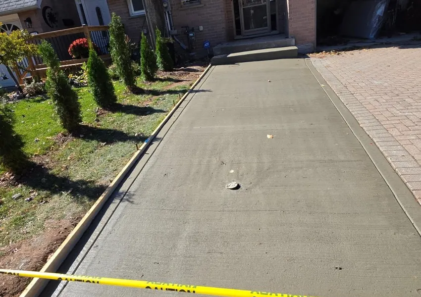Front Walkway with Paver Border in Visalia