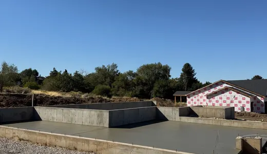 Hillside House Slab Foundation near Porterville, photo 4