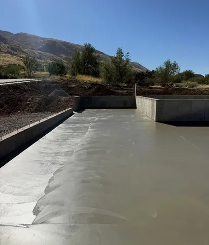 Hillside House Slab Foundation near Porterville