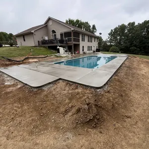Pool Deck Concrete for a New Pool in Lindsay, photo 2