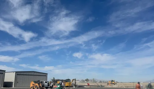 Metal Shop Slab Foundation in Hanford, photo 1