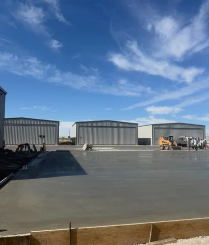 Metal Shop Slab Foundation in Hanford