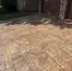 Stamped patio by Valley Ridge Concrete in Tulare