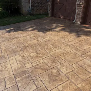 Stamped Ashlar Entry Courtyard in Tulare, photo 2